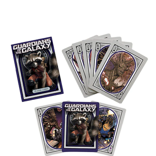 Aquarius Playing Cards - Marvel Guardians of the Galaxy - Rocket Raccoon and Groot