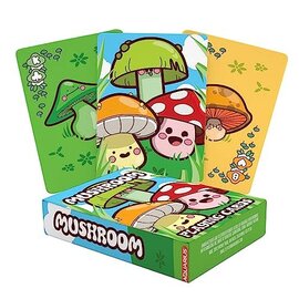 Aquarius Playing Cards - Mushroom - Smiling Mushrooms