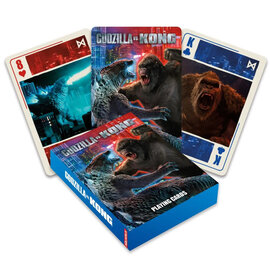 Aquarius Jeu de Cartes - Godzilla Vs Kong - Combat entre Godzilla et Kong