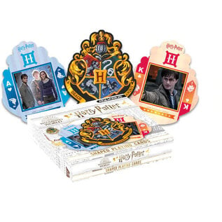 Aquarius Playing Cards - Harry Potter - Shape of Hogwarts Crest