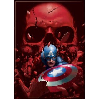 Ata-Boy Magnet - Marvel Captain America - Captain America Red Skull