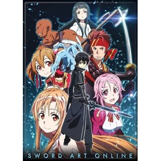 Ata-Boy Aimant - Sword Art Online - Saison 1 Photo de Groupe Poster