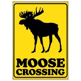 Ata-Boy Magnet - Meme - "Moose Crossing"