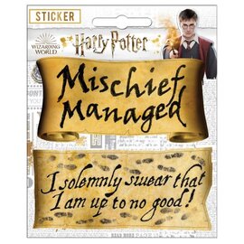 Ata-Boy Autocollant - Harry Potter - "Michief Managed" et "I solemnly swear that I am up to no good!"