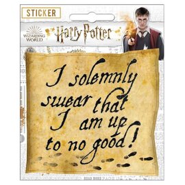 Ata-Boy Autocollant - Harry Potter - "I Solemnly Swear That I Am Up To No Good!"