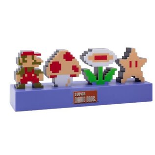 Paladone Lamp - Nintendo Super Mario Bros - Mario with Icons