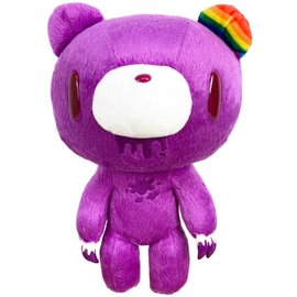 Great Eastern Entertainment Co. Inc. Plush - Gloomy Bear - Gloomy Bear Purple and Rainbow Ears 8"