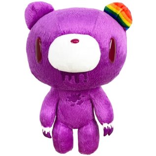 Great Eastern Entertainment Co. Inc. Plush - Gloomy Bear - Gloomy Bear Purple and Rainbow Ears 8"