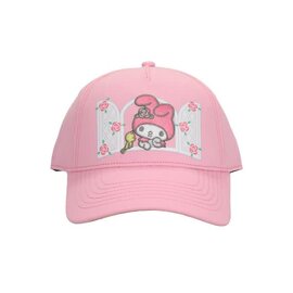 Bioworld Casquette - Sanrio My Melody - My Melody Brodé Rose Ajustable