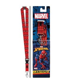 Bioworld Lanière à Clés - Marvel - Spider-Man avec Porte-Carte