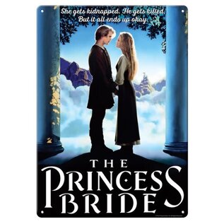 Ata-Boy Tin Sign - The Princess Bride - Movie Poster