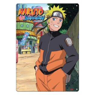 Ata-Boy Tin Sign - Naruto Shippuden - Naruto at Konoha