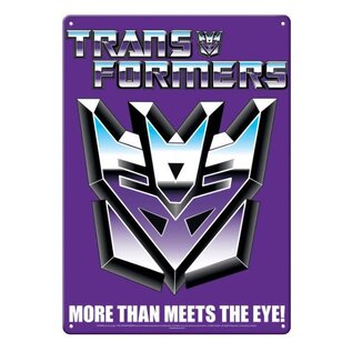 Ata-Boy Tin Sign - Transformers - Decepticon