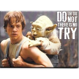 Aquarius Aimant - Star Wars - Luke et Yoda "do or do not, there is no try"