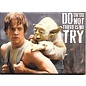 Aquarius Aimant - Star Wars - Luke et Yoda "do or do not, there is no try"