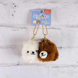 Crux Plush - Nikomei - Pomeranian Dogs Companions Set of 2 Keychains Kihoruda