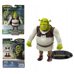 Noble Collection Figurine - Dreamworks Shrek - Bendyfigs Shrek 6"