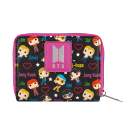 Funko Wallet - BTS - Édition Funko Pop! with Hearts Faux Leather