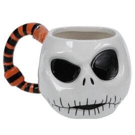 Paladone Tasse - Disney The Nightmare Before Christmas - Tête de Jack et Ver de Terre 3D 16oz