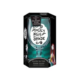 Paladone Glass - Disney The Nightmare Before Christmas - Glass "Deadly Night Shade" Glow in the Dark