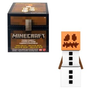 Mattel Figurine - Minecraft - Golem de Neige Figurine à Assembler 8"