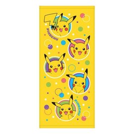 ShoPro Towel - Pokémon Pocket Monsters - Pikachu inside Colorful Circles 34x75cm