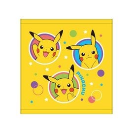 ShoPro Hand Towel - Pokémon Pocket Monsters - Pikachu inside Colorful Circles 34x35cm