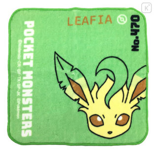 ShoPro Débarbouillette - Pokémon Pocket Monsters - Leafeon/Leafia No.470 Petite Towel 20x20cm