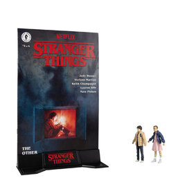 McFarlane Figurine - Stranger Things - Will Byers et Demogorgon avec BD en Anglais