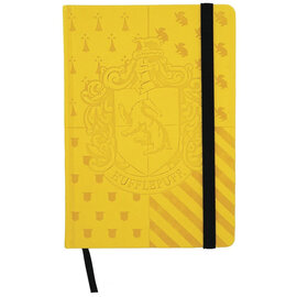 Monogram Carnet de Notes - Harry Potter - Emblème de Poufsouffle Jaune en Faux Cuir