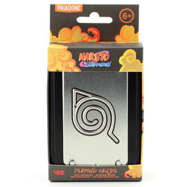 Paladone Jeu de cartes - Naruto Shippuden - Bandeau de Konoha Boîte en Métal