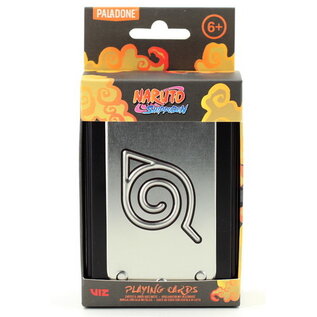 Paladone Playing Cards - Naruto Shippuden - Konoha's Headband Metal Box