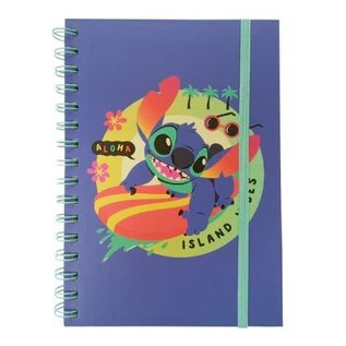 Pyramid America Carnet de Notes - Disney Lilo & Stitch - Stitch qui Surf "Island Vibe"