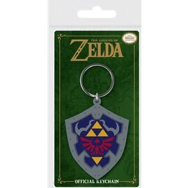 Pyramid International Porte-clés - The Legend of Zelda - Bouclier Hylian en Caoutchouc