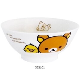 San-X Bowl - Rilakkuma - Rilakkuma, Korilakkuma and Kiiroitori Happy Life for Rice 220ml