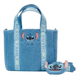 Loungefly Shoulder Bag - Disney Lilo & Stitch - Stitch Plush Blue With Coin Purse