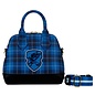 Loungefly Purse - Harry Potter - Hufflepuff Crest Varsity Style Blue Faux Leather