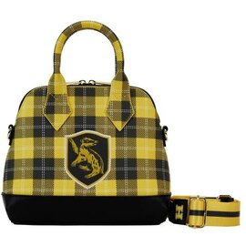 Loungefly Purse - Harry Potter - Hufflepuff Crest Varsity Style Yellow Faux Leather