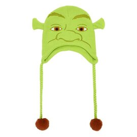 Bioworld Toque - Dreamworks Shrek - Shrek Green Face Ears 3D Laplander