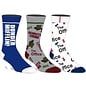 Bioworld Socks - The Office - Dunder Mifflins, Shrute Farms and Push Pins Inside a Box Dunder Mifflin Inc, Pack of 3 Pairs Crew