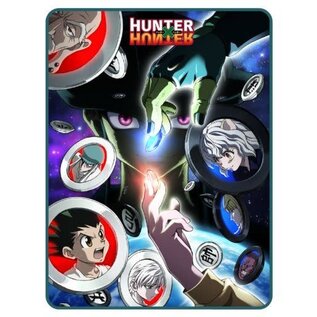 Bioworld Blanket - Hunter X Hunter - Set of Characters Chimera Ants Arc Plush Throw