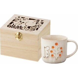 Yamaka Mug - The Moomins - Style Pottery with Wooden Box 11oz