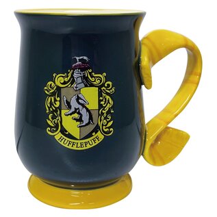 Wizarding World Tasse - Harry Potter - Anse en Echarpe de la Maison Poufsouffle et Logo de Maison 15oz