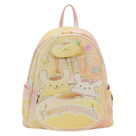 Loungefly Mini Backpack - Sanrio Pompompurin - Carnival Faux Leather Shining in the Dark