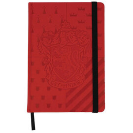 Monogram Notebook - Harry Potter - Gryffindor Crest Yellow Faux Leather