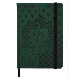 Monogram Notebook - Harry Potter - Slytherin Crest Yellow Faux Leather