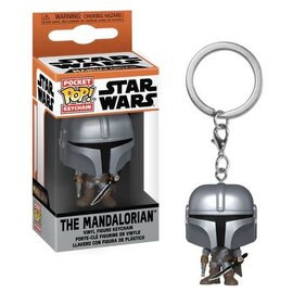 Funko Funko Pocket Pop! Keychain - Star Wars The Mandalorian - The Mandalorian with Dark Saber