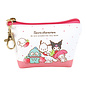Sanrio Wallet - Sanrio Characters - Eating Strawberries Small Triangle Coin Purse
