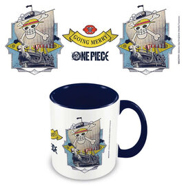 Toei Mug - One Piece Netflix - Straw Hat Boat White and Blue 11oz