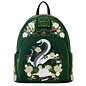 Loungefly Mini Backpack - Harry Potter - Slytherin Tattoo Floral Green Faux Leather